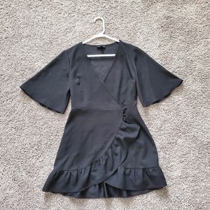 TOPSHOP mini wrap dress